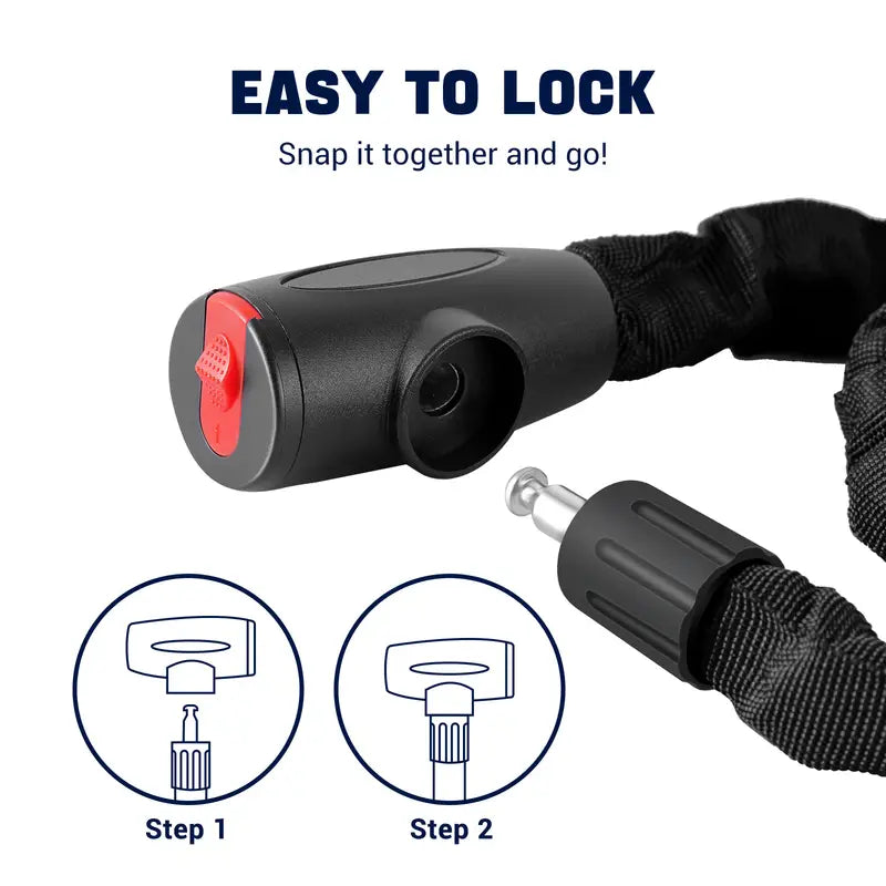 CURUK 4FT Heavy-Duty Anti-Theft Bike Chain Lock