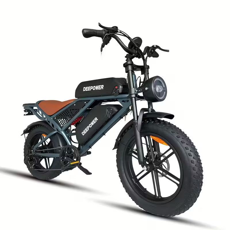 Deepower Ebike | 20" Tires | Single and Dual Battery | Powerful & Heavy Duty
