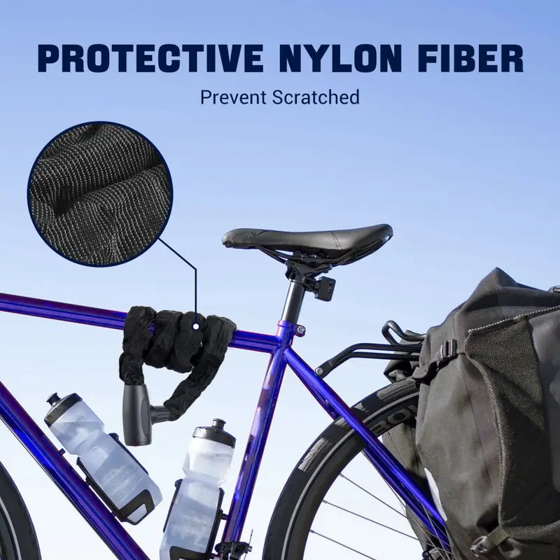 CURUK 4FT Heavy-Duty Anti-Theft Bike Chain Lock