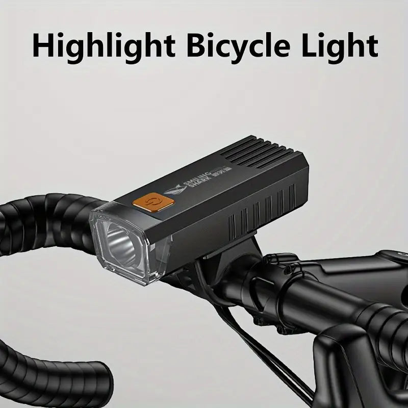 Smiling Shark USB Rechargeable Bike Light