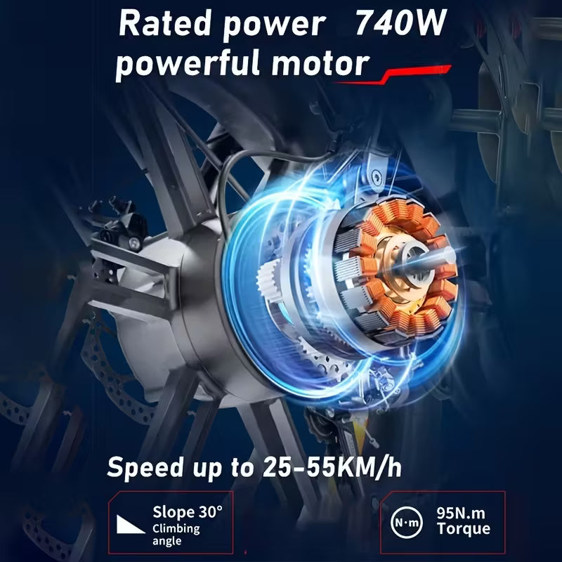 Deepower Ebike | 20" Tires | Single and Dual Battery | Powerful & Heavy Duty