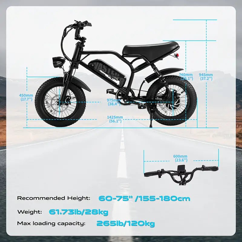 VDL A13 Electric Bike – 500W- 16" Tires