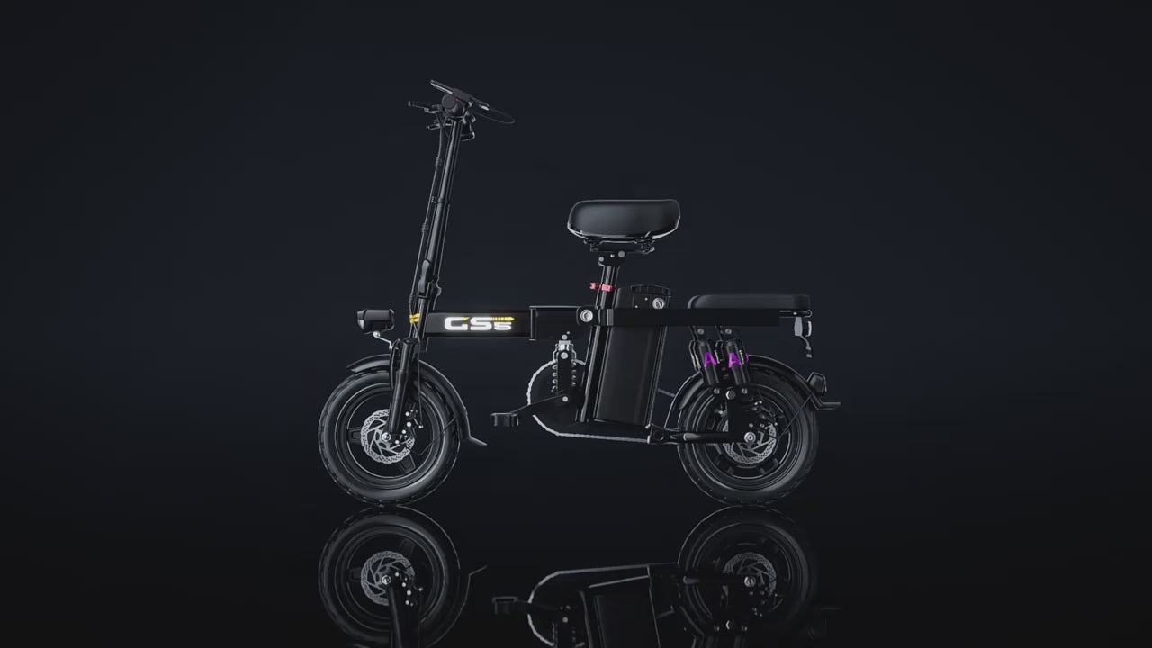 14" Folding CS5 - 20-26 MPH - 10-15 Miles Range